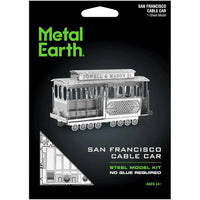 San Francisco - Cable Car Tram Model Kit (Steel, Easy-Moderate Difficulty) - Fascinations - Metal Earth Series - (2024)