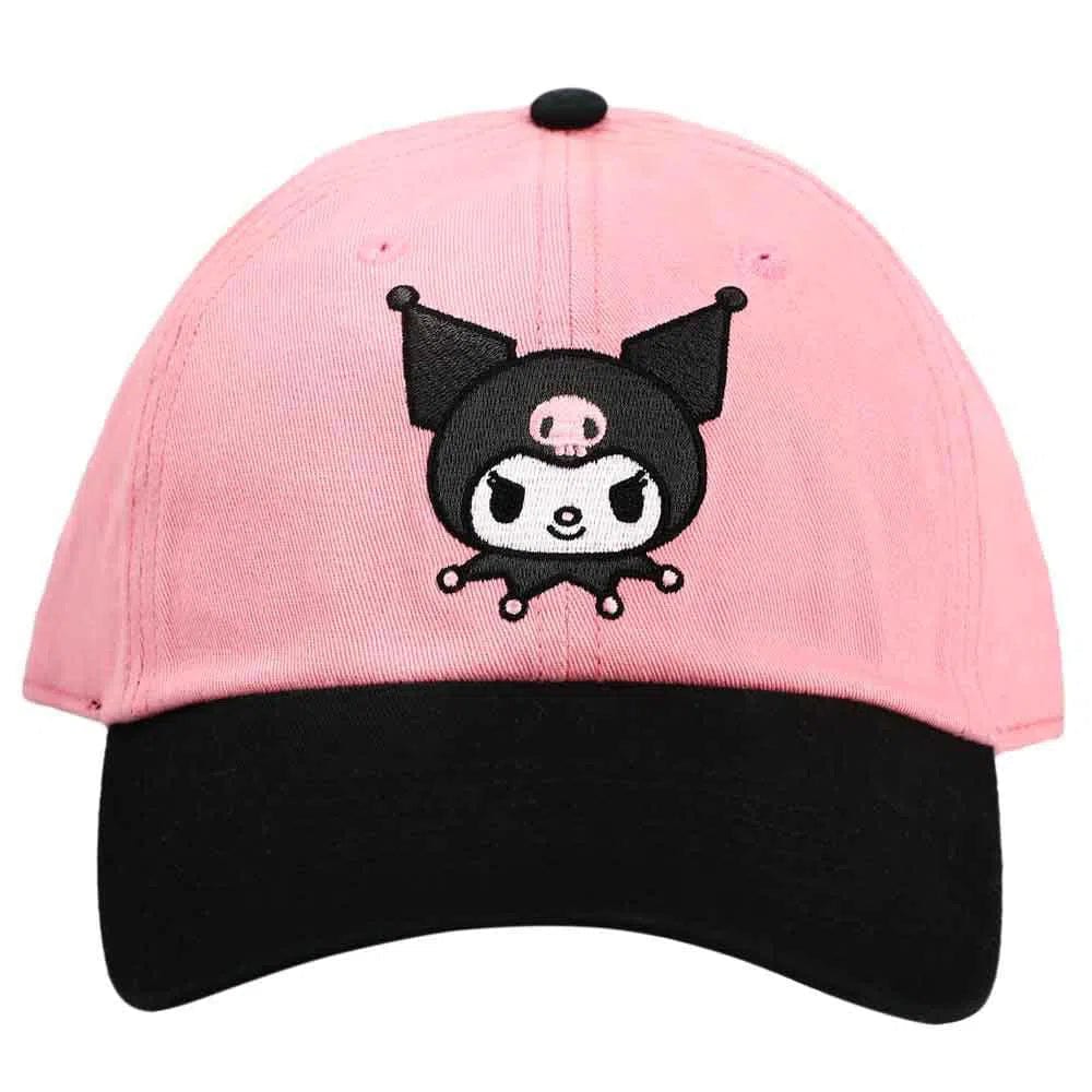 Sanrio [Hello Kitty] - Kuromi Hat (Pink, Embroidered, Contrast Bill) - Bioworld