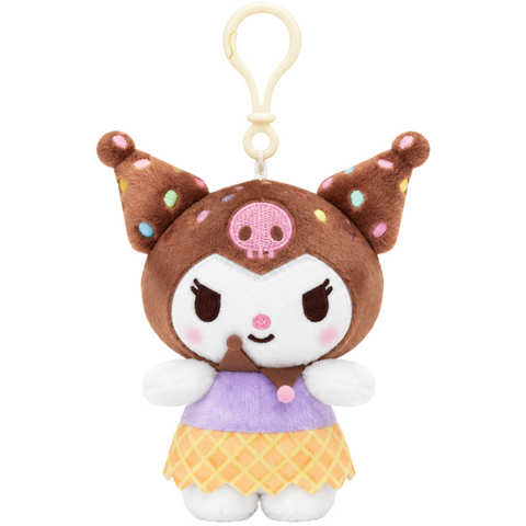 Sanrio - Hello Kitty and Friends - Kuromi Clip-On Plush Dangler (3.5