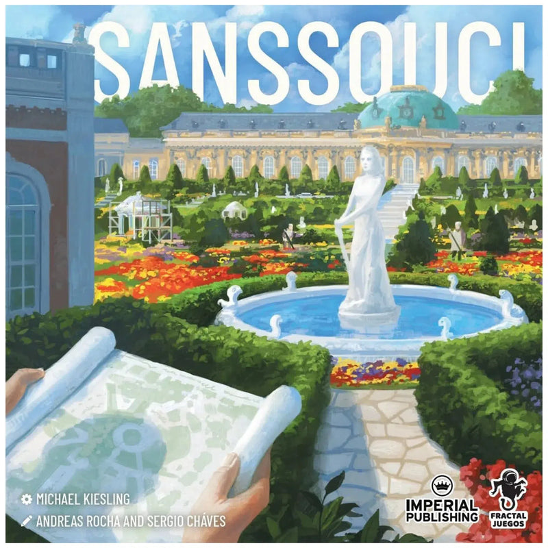 Sanssouci - Tile Placement Civilization Board Game for Family, and Adults (2-4 Players, Ages 8+) - Imperial Publishing