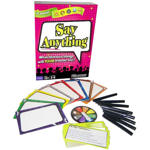 Say Anything - Party Humor Board Game for Adults, and Family (3-8 Players, Ages 13+) - North Star Games