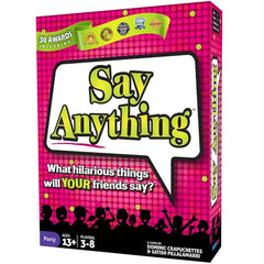 Say Anything - Party Humor Board Game for Adults, and Family (3-8 Players, Ages 13+) - North Star Games