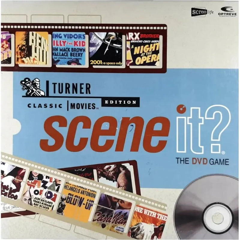 Scene It? Turner Classic Movie Channel Edition - Trivia Movie DVD Board Game for Family and Adults (2-8 Players, Ages 12+) - Screenlife (2004)