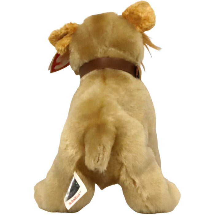 Schnitzel the Schnauzer Dog Plush (6") - Ty - Original Beanie Babies Series - (2002)