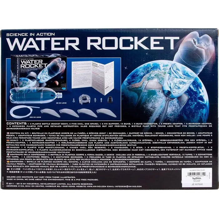 Science In Action: Water Rocket - Educational Science STEAM Building Kit - 4M