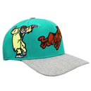 Scooby Doo - Werewolf & Scooby Snapback Hat (Teal, Embroidered, Pre-Curved Bill) - Bioworld