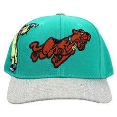 Scooby Doo - Werewolf & Scooby Snapback Hat (Teal, Embroidered, Pre-Curved Bill) - Bioworld