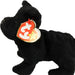 Scottie the Black Dog Plush (6", Style 4102) - Ty - Original Beanie Babies Series (1996)