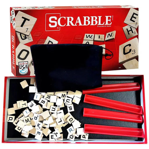 Scrabble - Competitive Language Board Game for Family, Adults, and Children (2-4 Players, Ages 8+) - Hasbro Gaming - (2013)