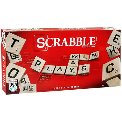 Scrabble - Competitive Language Board Game for Family, Adults, and Children (2-4 Players, Ages 8+) - Hasbro Gaming - (2013)
