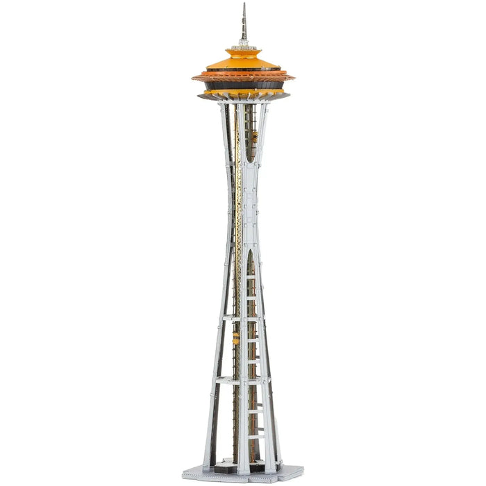 Seattle - 1962 World's Fair Space Needle Building 3D Figure Model Kit (1:900 Scale, Steel, Hard Difficulty) - Fascinations - Metal Earth Premium Series - (2024)