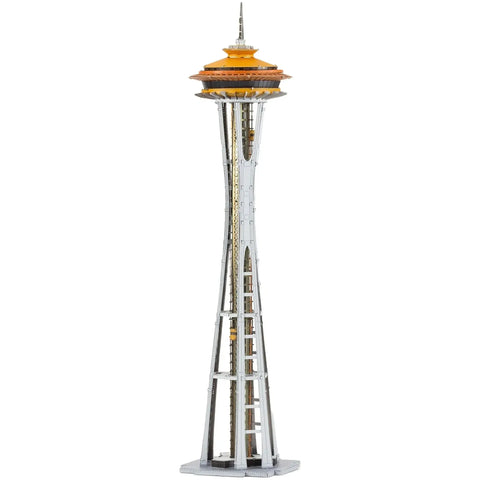 Seattle - 1962 World's Fair Space Needle Building 3D Figure Model Kit (1:900 Scale, Steel, Hard Difficulty) - Fascinations - Metal Earth Premium Series - (2024) - Image 2