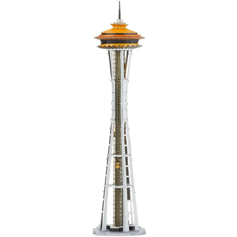 Seattle - 1962 World's Fair Space Needle Building 3D Figure Model Kit (1:900 Scale, Steel, Hard Difficulty) - Fascinations - Metal Earth Premium Series - (2024) - Image 4