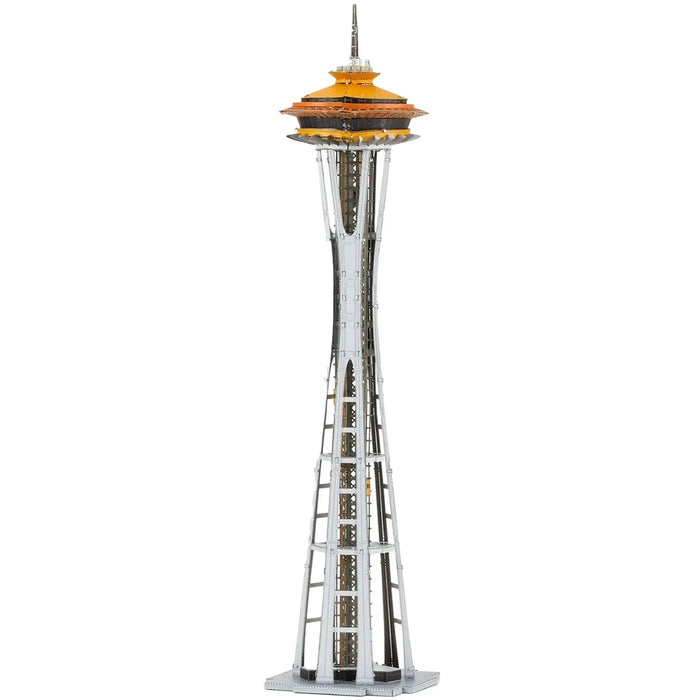 Seattle - 1962 World's Fair Space Needle Building 3D Figure Model Kit (1:900 Scale, Steel, Hard Difficulty) - Fascinations - Metal Earth Premium Series - (2024)