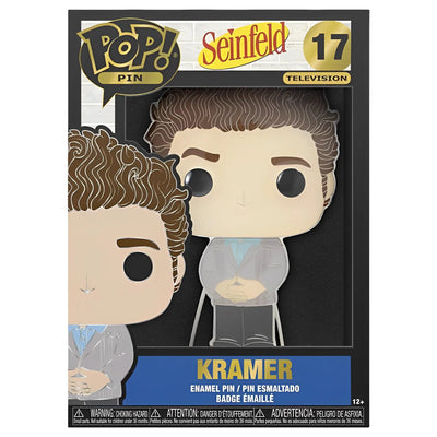Seinfeld - Kramer Pin Badge (#17, Enamel) - Funko - Pop! Television Pin Series