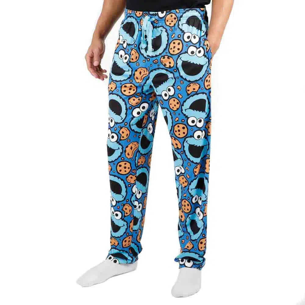 Sesame Street - Cookie Monster Pajama Pants - Bioworld — Poggers