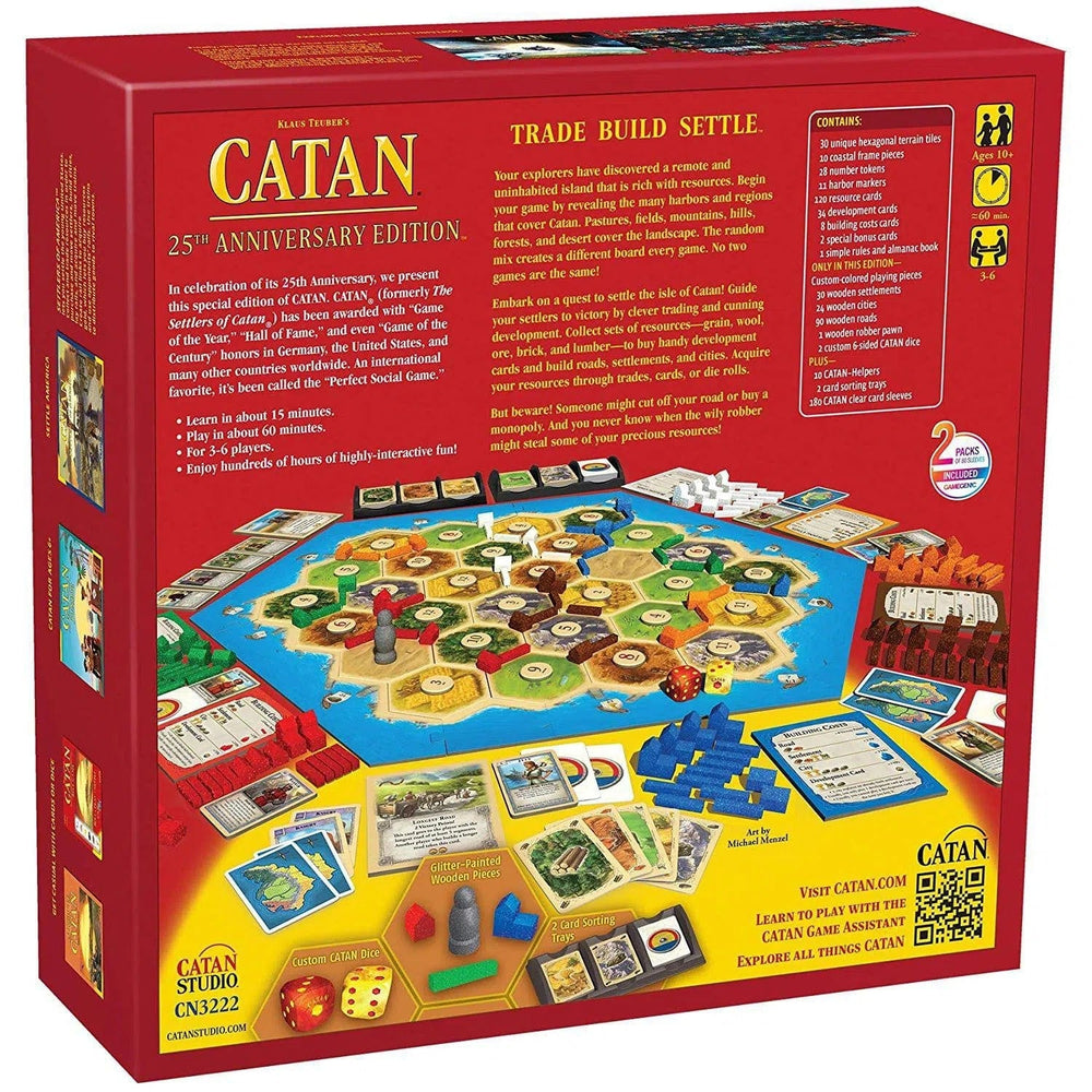 Settlers of Catan (25th Anniversary Edition) - Board Game - Catan Studio