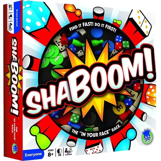 Shaboom! - Dexterity Action/Adventure Board Game for Family, Adults, and Children (2+ Players, Ages 8+) - University Games [Haywire Games]