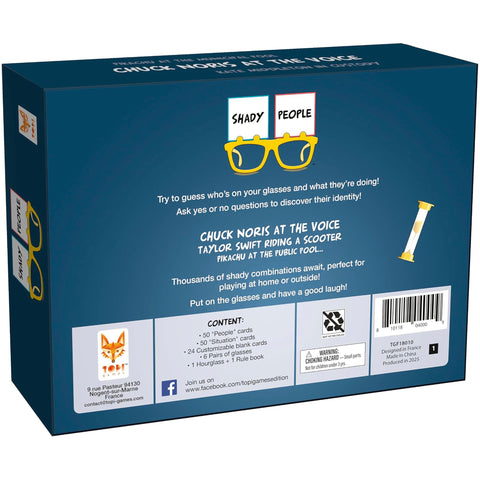 Shady People - Deduction Party Game for Family, Adults, and Children (2-6 Players, Ages 10+) - ABYstyle USA - Image 2