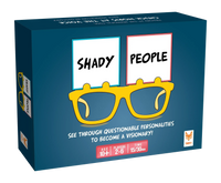 Shady People - Deduction Party Game for Family, Adults, and Children (2-6 Players, Ages 10+) - ABYstyle USA