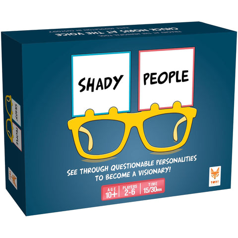 Shady People - Deduction Party Game for Family, Adults, and Children (2-6 Players, Ages 10+) - ABYstyle USA - Image 1