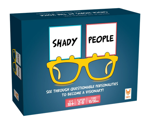Shady People - Deduction Party Game for Family, Adults, and Children (2-6 Players, Ages 10+) - ABYstyle USA - Image 1