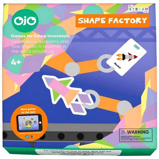 Shape Factory - Geometry STEM Board Game - OjO