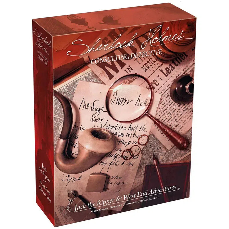 Sherlock Holmes: Jack the Ripper and West End Adventures - Cooperative Mystery Board Game for Family, and Adults (1-8 Players, Ages 12+) - Space Cowboys