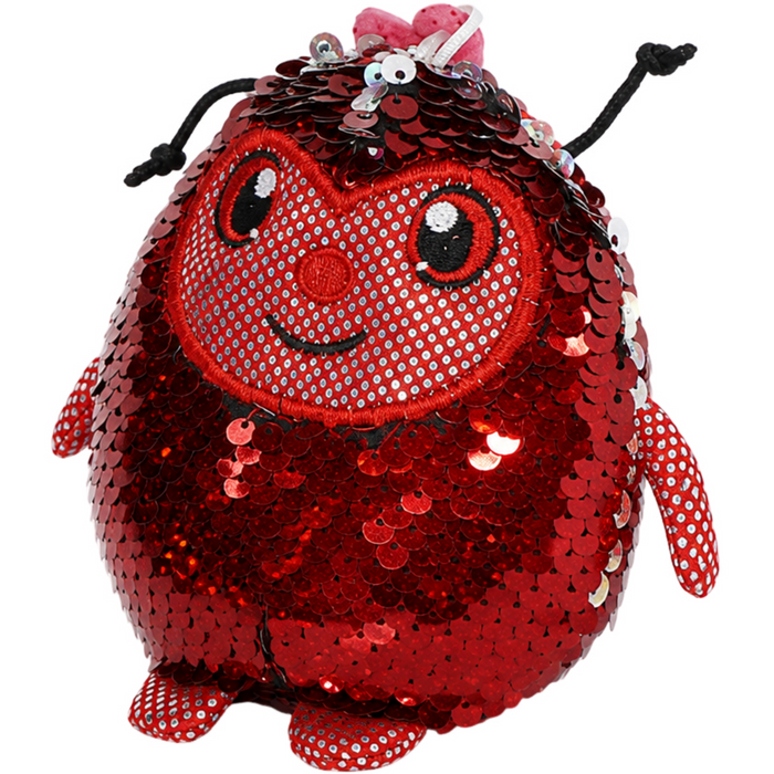 Shimmeez - Ladybug Clip-On Plush (4") - Beverly Hills Teddy Bear Company - (2018)