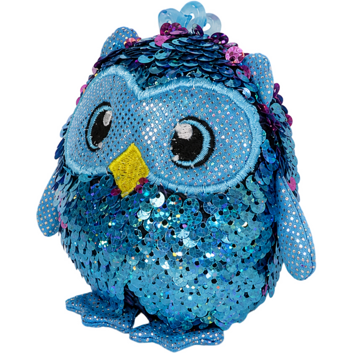 Shimmeez - Oliver the Owl Clip-On Plush (4") - Beverly Hills Teddy Bear Company - (2018)