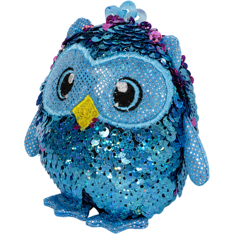 Shimmeez - Oliver the Owl Clip-On Plush (4