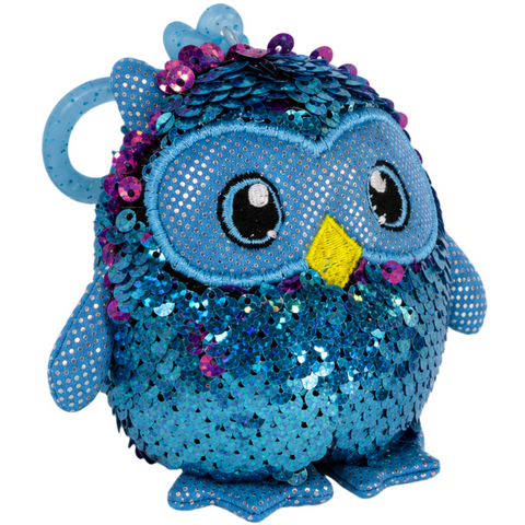 Shimmeez - Oliver the Owl Clip-On Plush (4