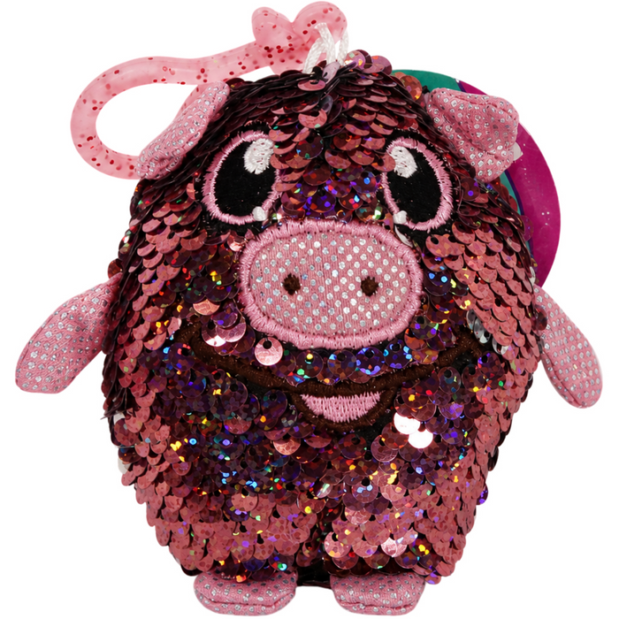 Shimmeez - Polly the Pig Clip-On Plush (4") - Beverly Hills Teddy Bear Company - (2018)
