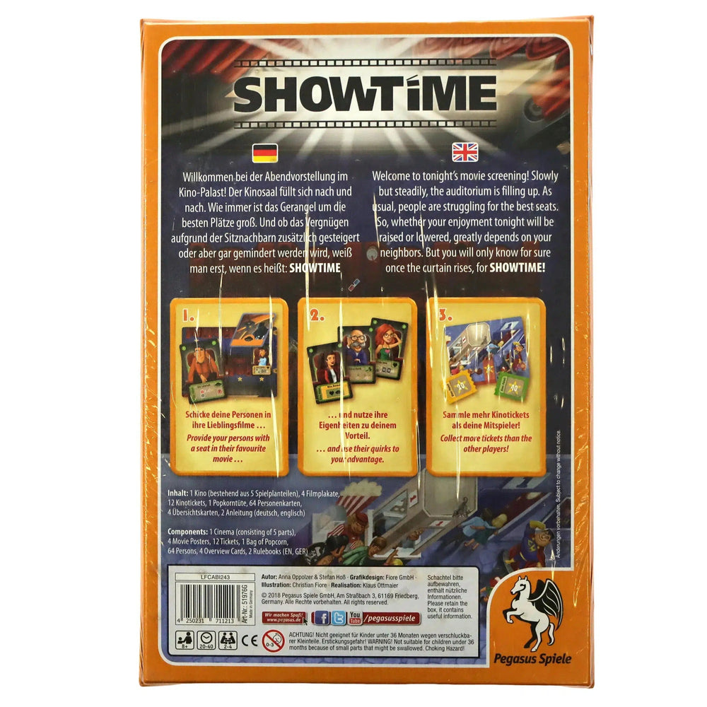 Showtime - Card Game - Pegasus Spiele