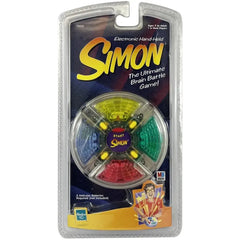 Simon - Puzzle Abstract Electronic Handheld Game for Adults, Family, and Children (1+ Players, Ages 7+) - Hasbro [Milton Bradley] - (1999)