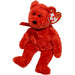 Sizzle the Red Bear Plush (8") - Ty - Beanie Babies Series (2001)