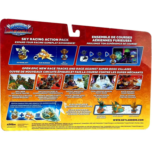 Skylanders SuperChargers - Sky Racing 3-Piece Action Pack (Astroblast Figure, Sun Runner Vehicle ...