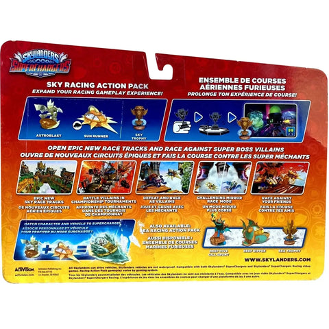 Skylanders SuperChargers - Sky Racing 3-Piece Action Pack (Astroblast Figure, Sun Runner Vehicle & Sky Trophy) - Activision - (2015) - Image 2