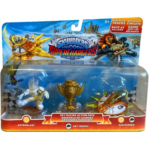 Skylanders SuperChargers - Sky Racing 3-Piece Action Pack (Astroblast Figure, Sun Runner Vehicle ...