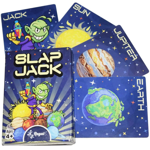 Slap Jack - Competitive Space-Themed Card Game for Children (2-8 Players, Ages 4+) - Regal Games - Image 2