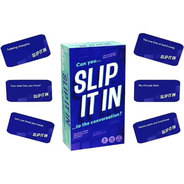 Slip It in - Adult Party Social Card Game for Family and Adults (2-50 Players, Ages 17+) - Gray Matters Games