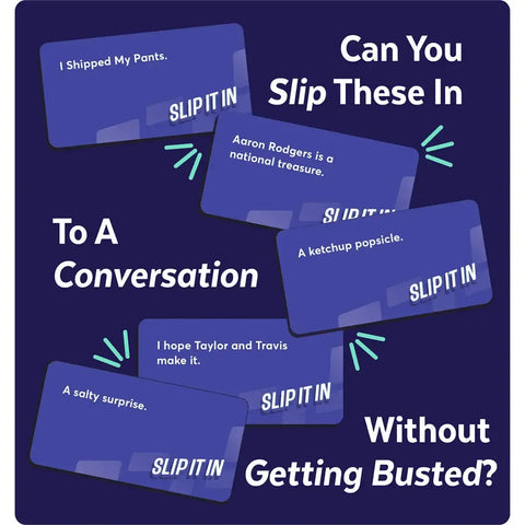 Slip It in - Adult Party Social Card Game for Family and Adults (2-50 Players, Ages 17+) - Gray Matters Games