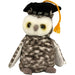Smart the Owl Graduation Plush (8") - Ty - Original Beanie Babies Series - (2001)