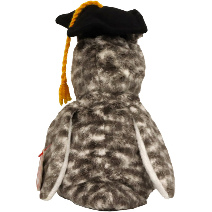 Smart the Owl Graduation Plush (8") - Ty - Original Beanie Babies Series - (2001)