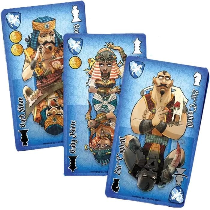 Smiles & Daggers - Medieval Competative Cooperative Card Game for Children, Family & Adults (3-6 Players, Ages 10+) - Giochi Uniti