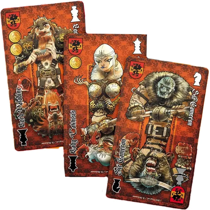 Smiles & Daggers - Medieval Competative Cooperative Card Game for Children, Family & Adults (3-6 Players, Ages 10+) - Giochi Uniti