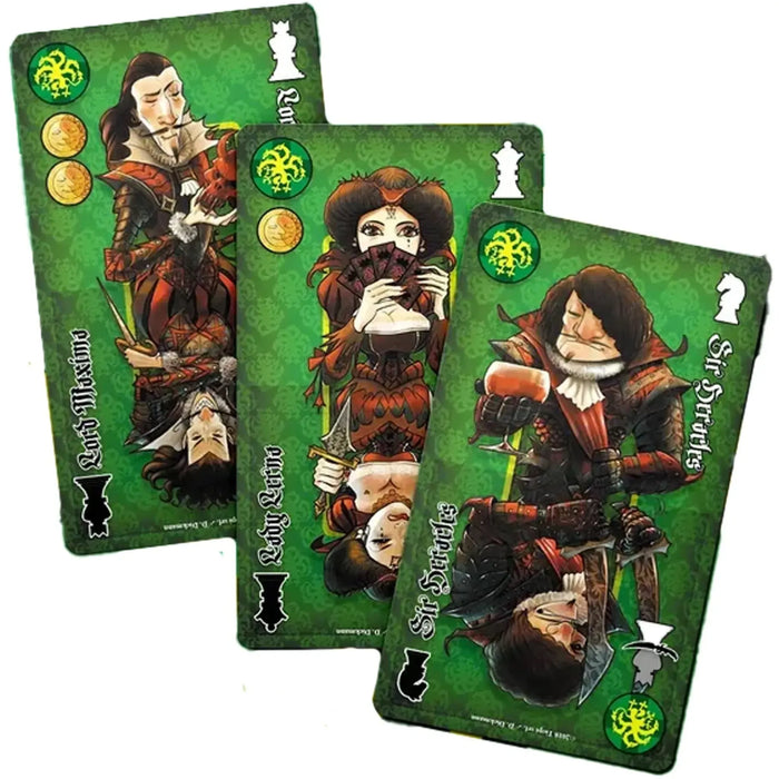 Smiles & Daggers - Medieval Competative Cooperative Card Game for Children, Family & Adults (3-6 Players, Ages 10+) - Giochi Uniti