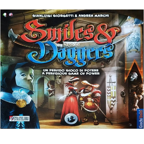 Smiles & Daggers - Medieval Competative Cooperative Card Game for Children, Family & Adults (3-6 Players, Ages 10+) - Giochi Uniti - Image 1