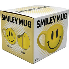 Smiley Face Sculpted Mug Gag Gift (Ceramic, 22 oz.) - Island Dogs