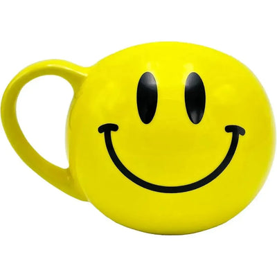 Smiley Face Sculpted Mug Gag Gift (Ceramic, 22 oz.) - Island Dogs